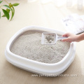 Top quality square plastic cat litter box tray